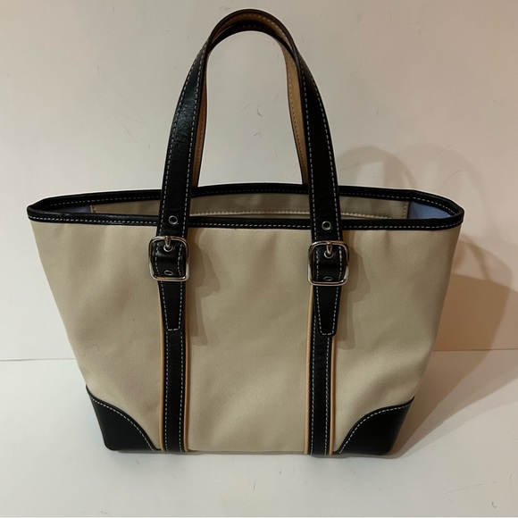 Coach Canvas & Leather Small Tote Excellent Condition - Picture 3 of 11